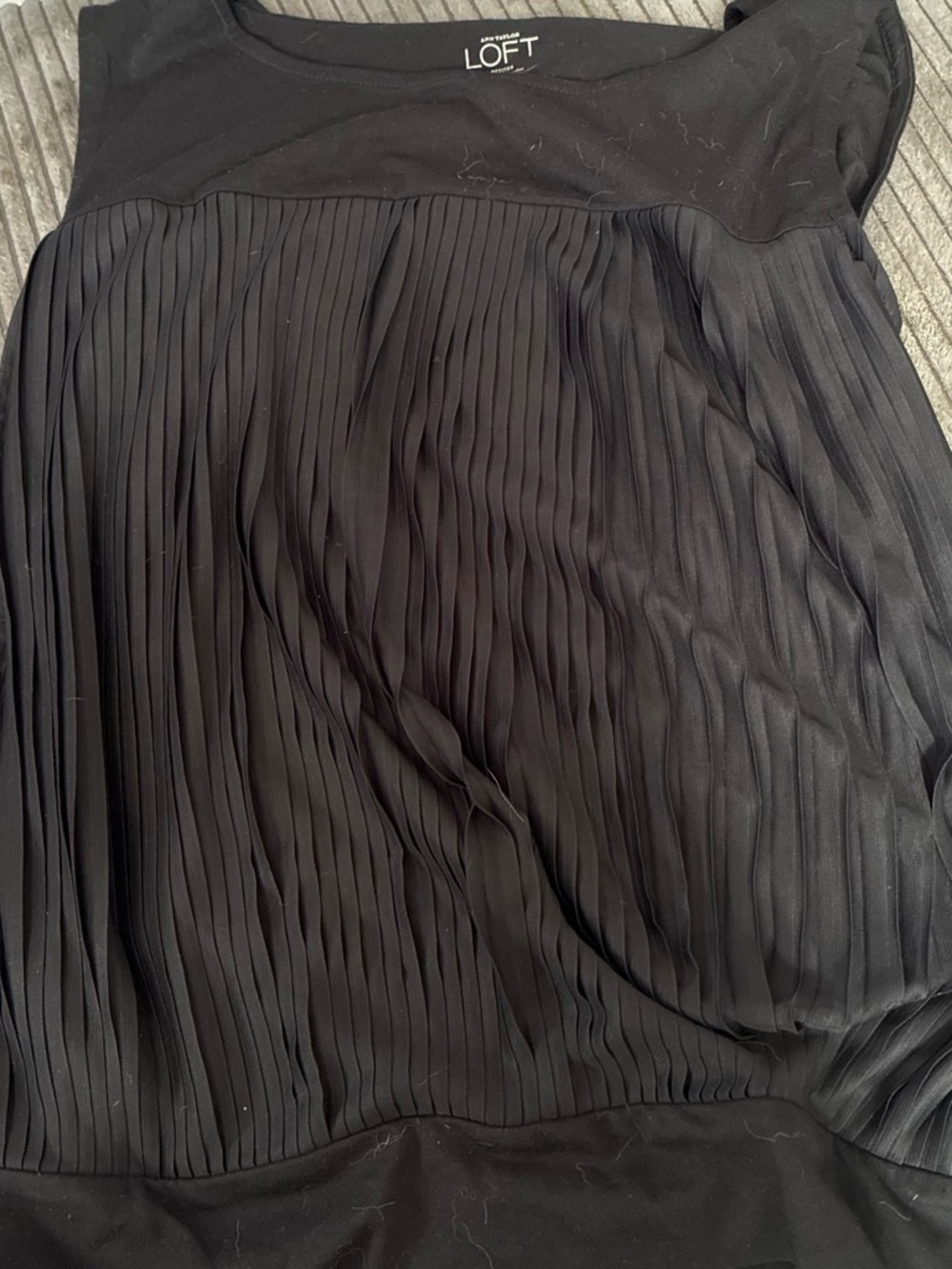 Loft sleeveless top with eye catching frills down the front